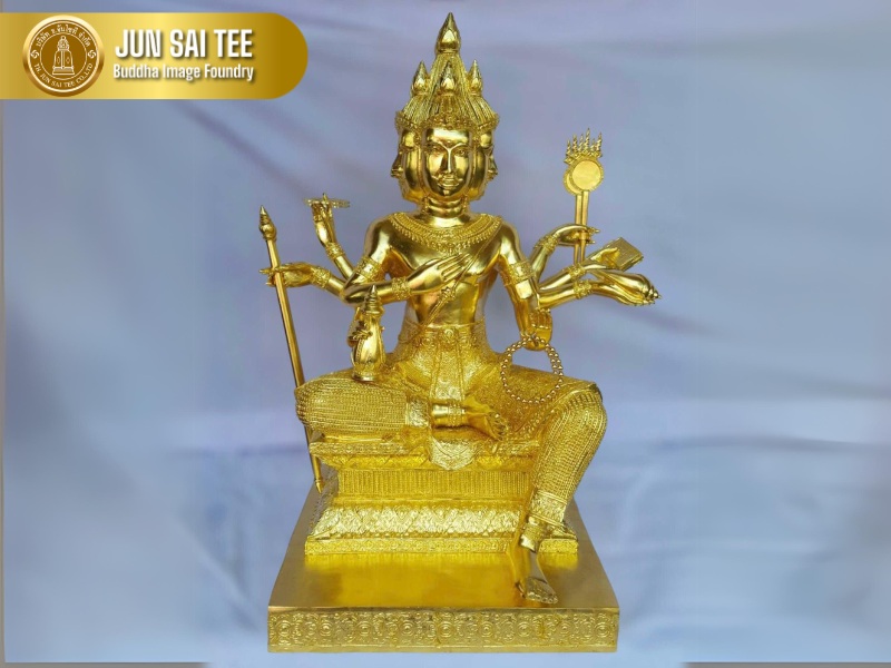 รับหล่อพระพรหมทองเหลือง